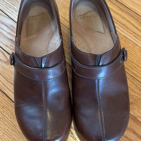 Dansko Clogs - Black & Brown Leather - Size 39 - Picture 3 of 7